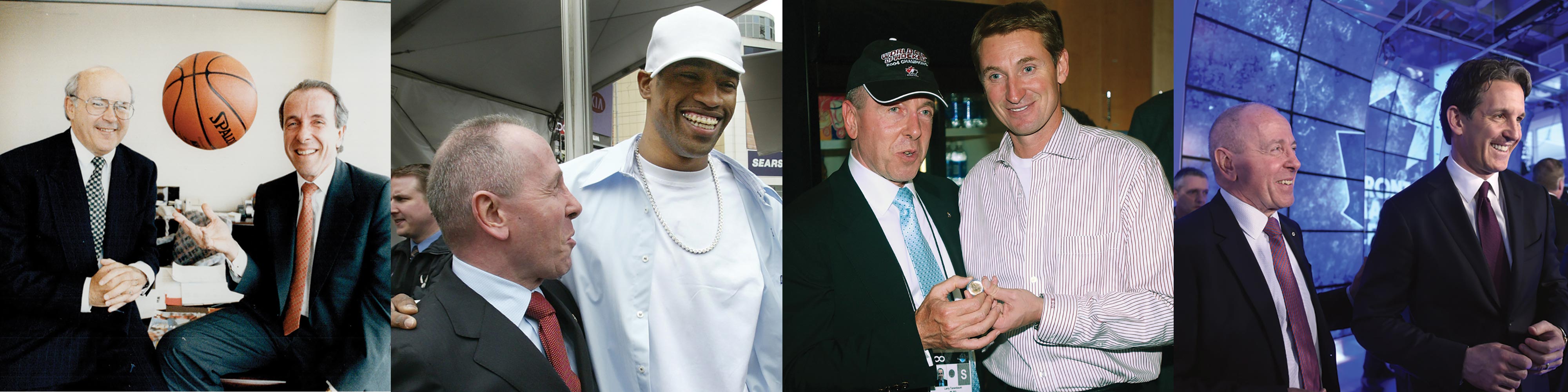 Larry Tanenbaum, Vince Carter, Wayne Gretzky, Brendan Shanahan