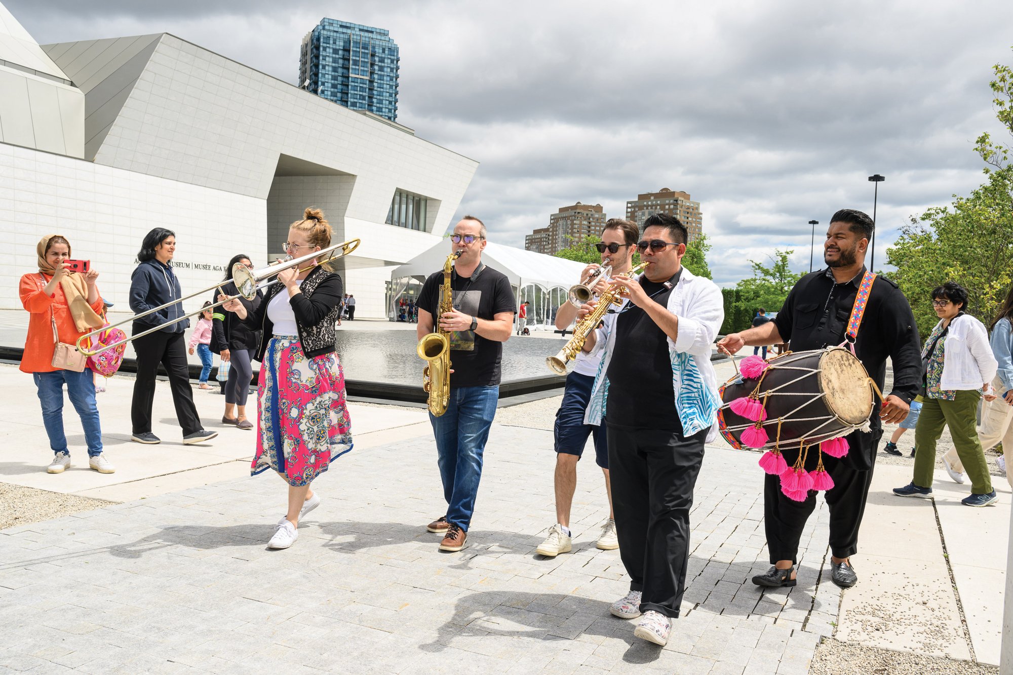 Musicians playing at the Rhythms of Canada Festival