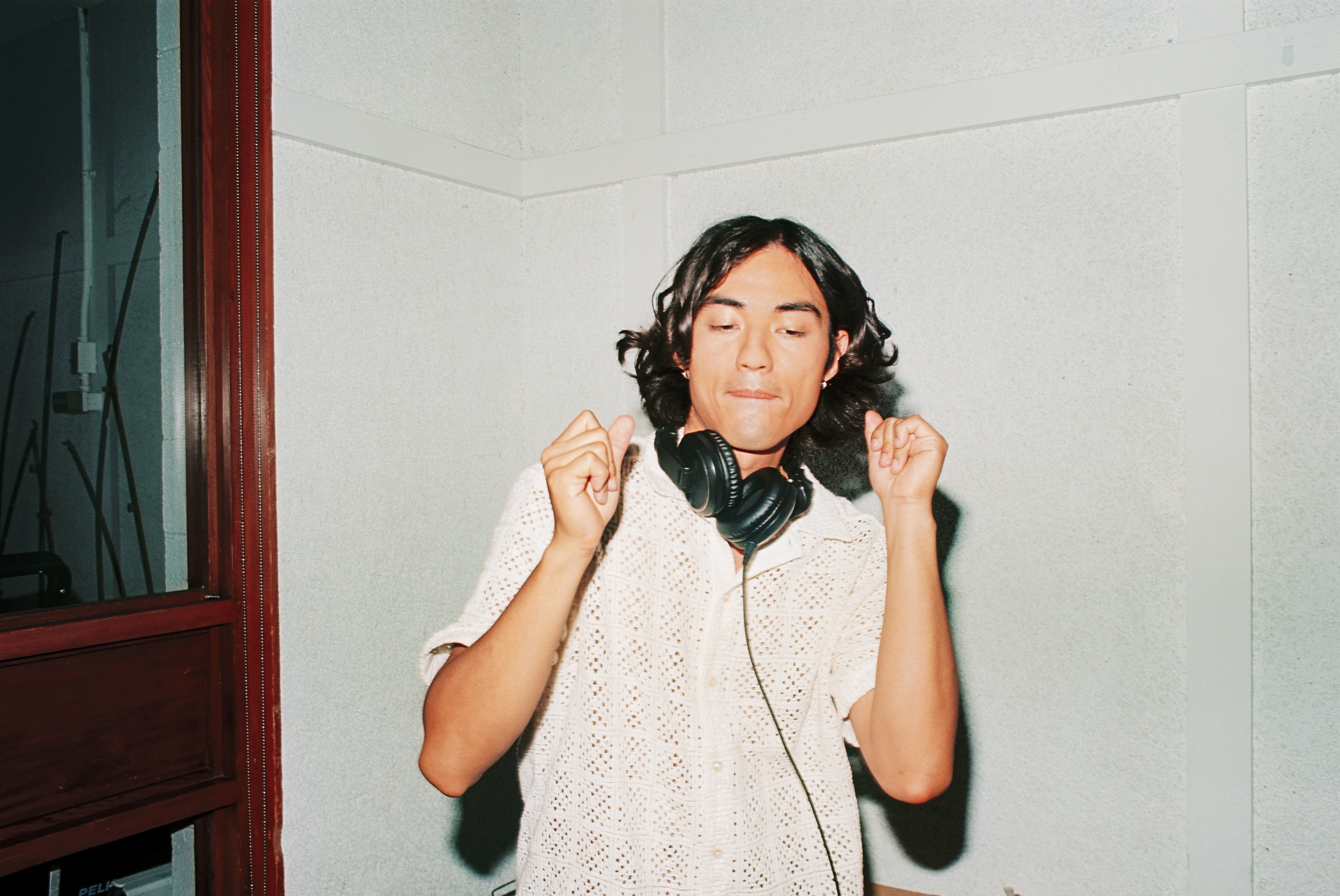 The DJ at Melina and Zach's wedding
