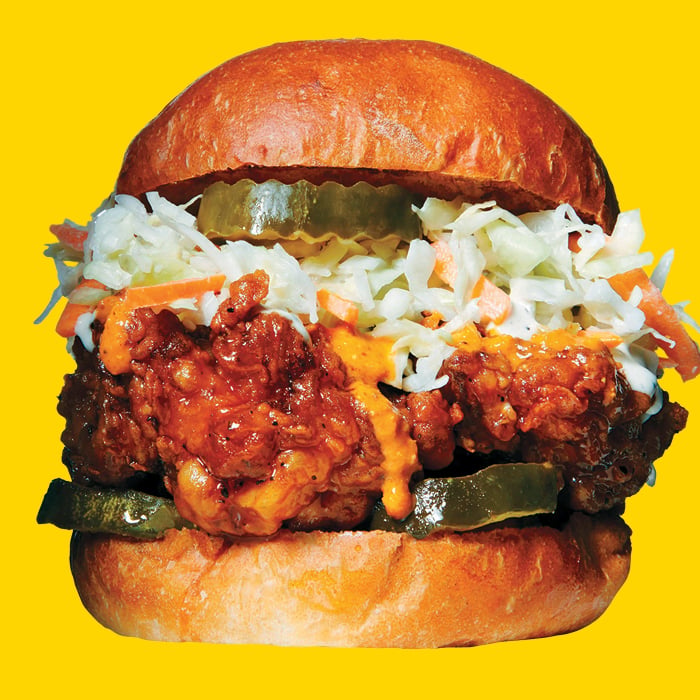 92. The classic fried-chicken sandwich at PG Clucks