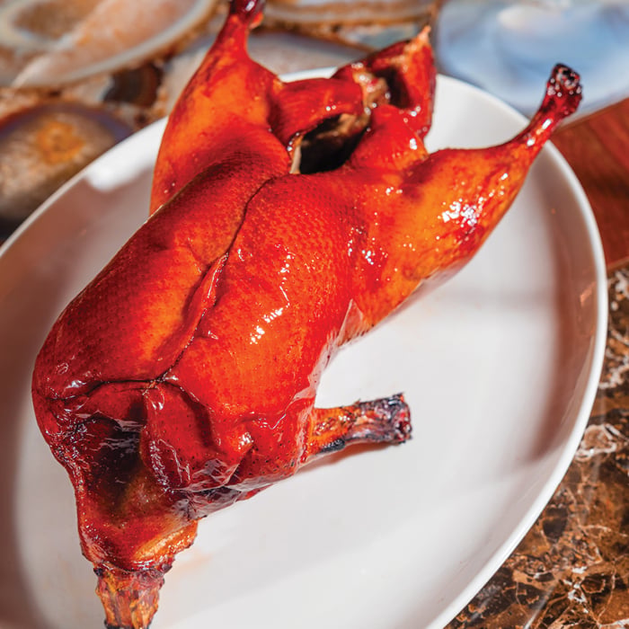 234. Mott 32’s whole applewood-­roast Peking duck