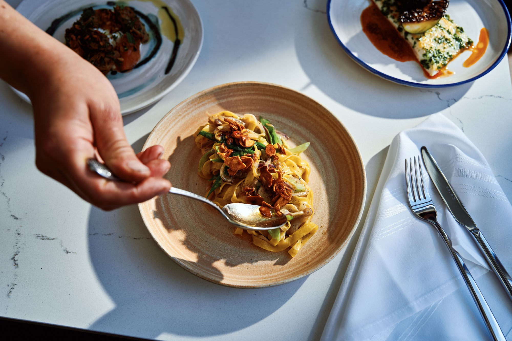 Bar Eugenie's house-made semolina tagliatelle