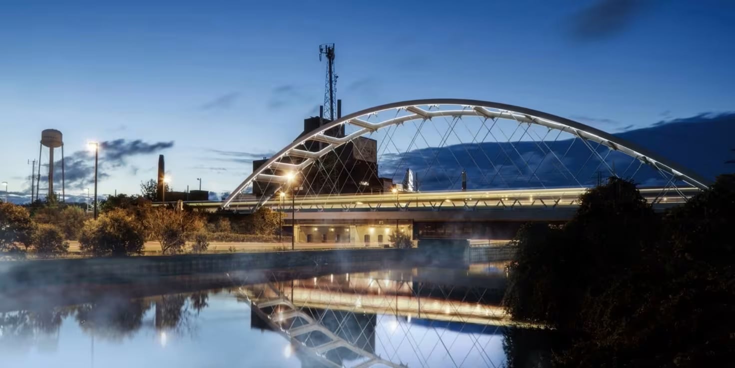 The Ontario Line arch bridge over the DVP hits an important milestone