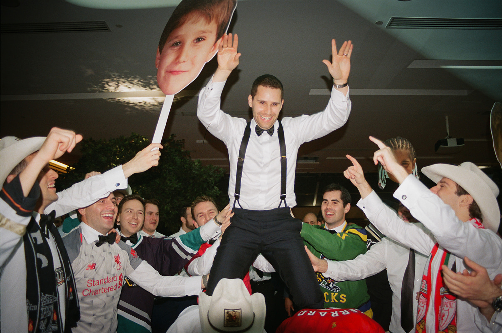 Groom doing the hora